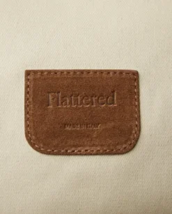 Flattered - Lesley tote bag, suede bourbon