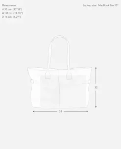 Flattered - Lesley tote bag, suede bourbon