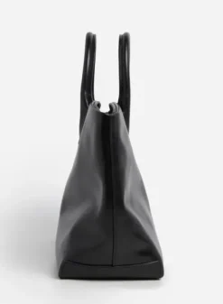 Flattered - Lola tote bag leather, black