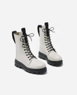 Flattered - Lovi nahkanilkkurit, creme