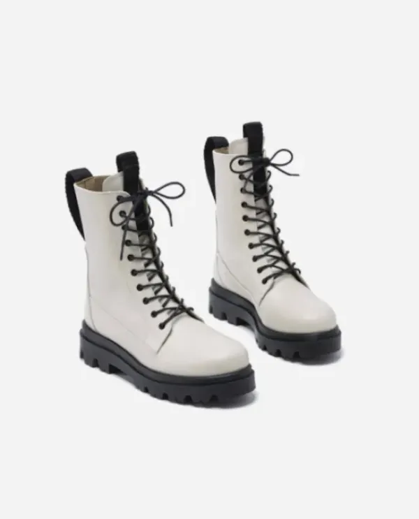 Flattered - Lovi nahkanilkkurit, creme