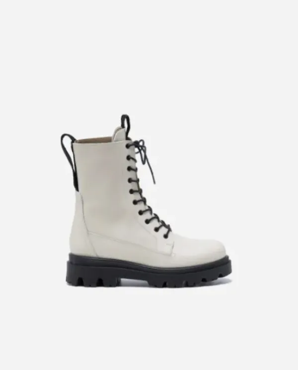 Flattered - Lovi nahkanilkkurit, creme