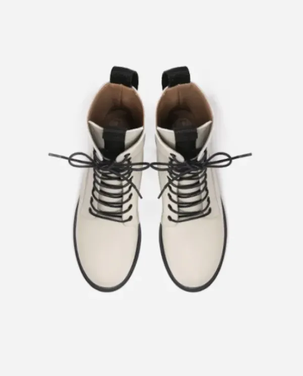 Flattered - Lovi nahkanilkkurit, creme