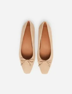Flattered - Monica ballerinat, sand suede