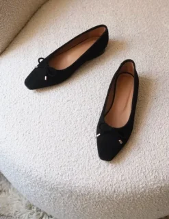 Flattered - Monica ballerinat, musta mokka