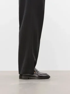 Flattered - Sara nahkaloaferit, patent burgundi