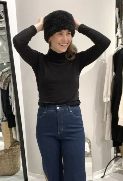 Gauhar Helsinki Gauhar - Faux fur tekoturkishattu, black