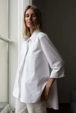 Gauhar Helsinki Gauhar - klassinen paitapusero, valkoinen