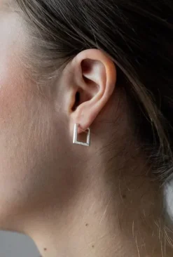 Gauhar Helsinki Gauhar - korvakorut, neliö hopea