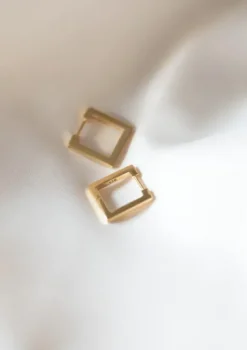 Gauhar Helsinki Gauhar - korvakorut, neliö kulta