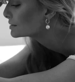 Gauhar Helsinki Gauhar - Lisäosat Fresh Water Pearl iso, hopea