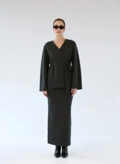 Gauhar Helsinki Gauhar - Merinovillainen hame, pebble