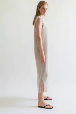 Gauhar Helsinki Gauhar - pellavamekko v-kaula-aukolla, sand