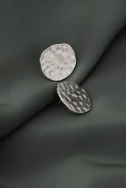 Gauhar Helsinki Gauhar - sculptural korvakorut, hopea