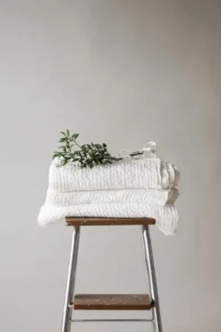 Gauhar Helsinki Gauhar - vohvelipyyhe, valkoinen