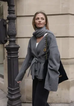 Gauhar Helsinki Gauhar - Wool kietaisutakki, grey