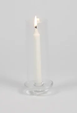Olsson & Jensen Gilly lasinen kynttilänjalka kruunukynttilälle