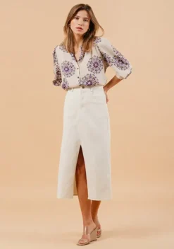 Cafe Latte Grace&Mila - Maureen farkkuhame, ecru