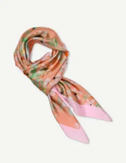 Gustav - Allis silkkihuivi, cream print