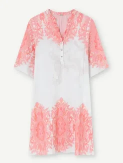 Gustav - Costa mekko, white print