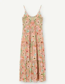 Gustav - Jolanta pitkä olkainmekko, cream print