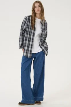 My Essential Wardrobe Harris ruutupaitis, tummansininen