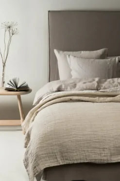 Himla - Hannelin pellavainen päiväpeitto, 260x260 cm