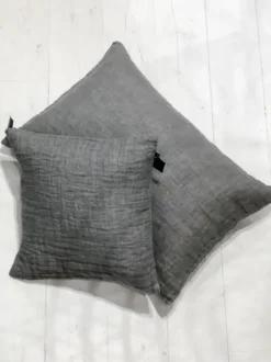 Himla - Hannelin pellavatyynynpäällinen, tummanharmaa