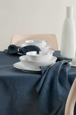 Himla - pellavaservetit, 4kpl tummansininen