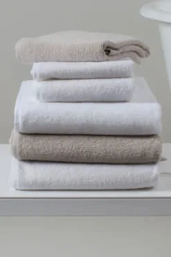 Himla beige froteepyyhe, kaksi kokoa