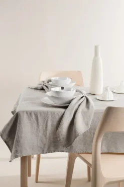 Himla -pellavapöytäliina, tuhka