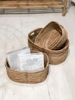 House Doctor - Chaka ovaalit rottinkikorit