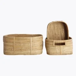 House Doctor - Chaka ovaalit rottinkikorit