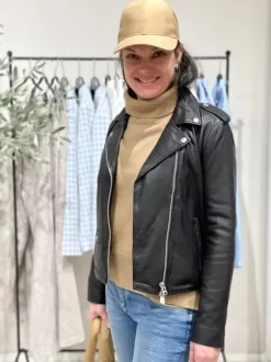 Human Scales - Eva musta lyhyempi nahkatakki