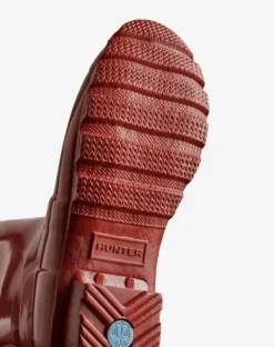 Hunter Original Tall Gloss Boot, Military red