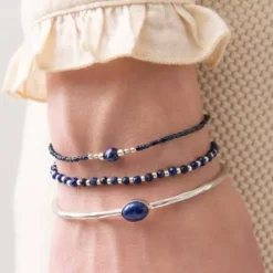 a Beautiful Story Iris rannekoru Lapis Lazuli, silver