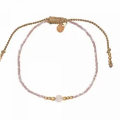 a Beautiful Story Iris rannekoru Rose Quartz, gold