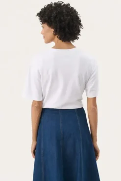 Part Two Jamina t-paita, bright white