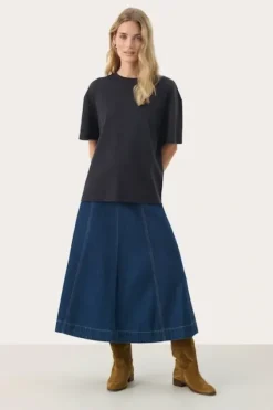 Part Two Jamina t-paita, dark navy