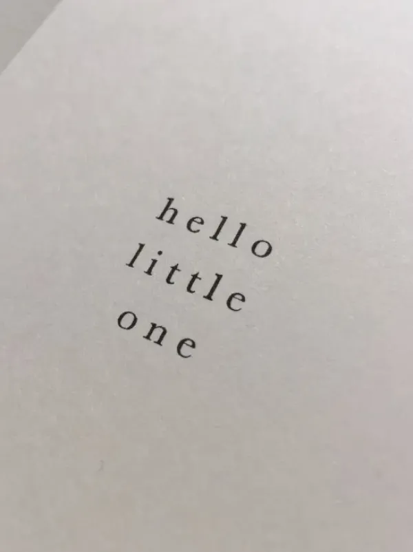Joyem - Hello little one -kortti