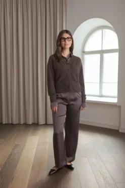 Original Story Karla cashmere neuletakki, dark chocolate