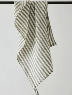 Tell Me More Keittiöpyyhe Leon pellavaa, seagrass