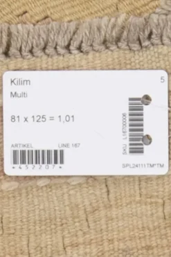 Bargi Kelim matto, multi #606 / 80x125cm