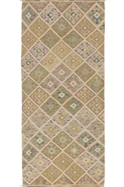 Bargi Kelim matto, multi custom #621 / 101 x 242 cm