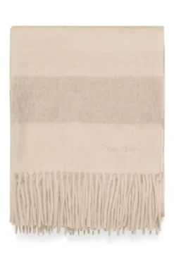 Part Two Kitha huivi villaa, travertine stripe