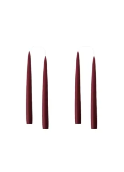 Kunstindustrien Kruunukynttilä lyhyt 20 cm, light bordeaux