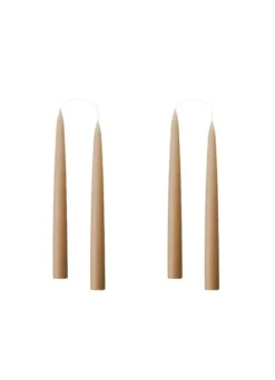 Kunstindustrien Kruunukynttilä lyhyt 20cm nougat