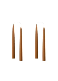 Kunstindustrien Kruunukynttilä lyhyt 20cm, terracotta