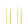 Kunstindustrien Kruunukynttilä lyhyt 20cm vaaleankeltainen