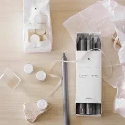 Tine K Home Kruunukynttilä 8-pack, grey